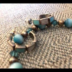 BOGO SALE: Turquoise Earrings & Complimentary Beaded Bracelet